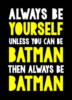 Art Poster batman