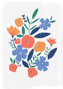 Ilustração Bold floral