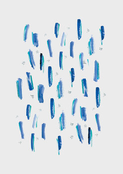 Ilustrácia Abstract blue lines