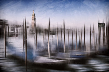 Photographie artistique City Art VENICE Grand Canal and St Mark's Campanile