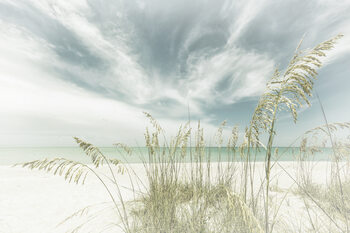 Heavenly calmness on the beach | Vintage Fototapete