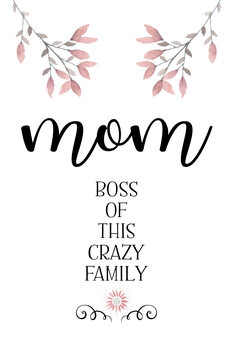 Illustration MOM Boss of this crazy family