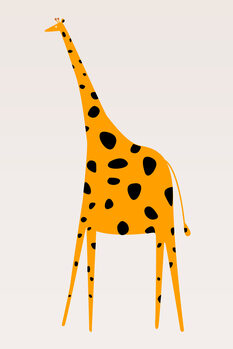 Ilustrare 21 Cute Yellow Giraffe