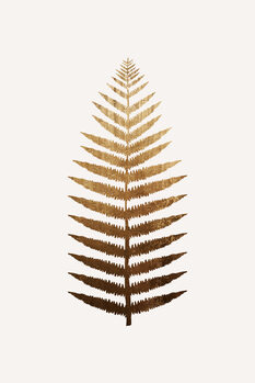 Art Print Golden leaf No.7