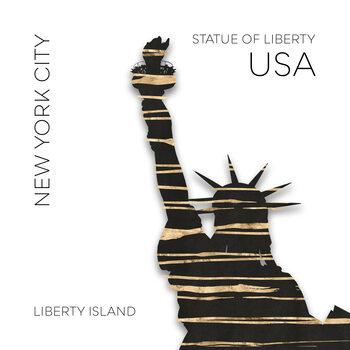 Canvas Print Urban Art NYC Statue of Liberty