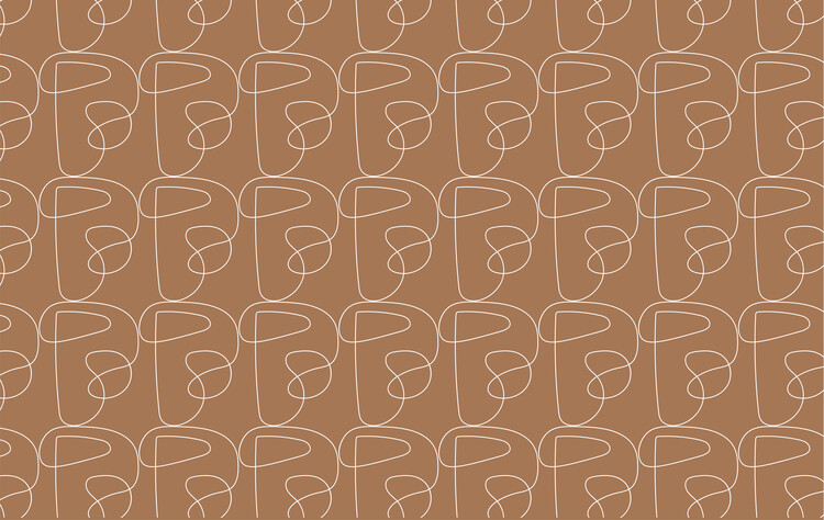 Murais de parede line pattern
