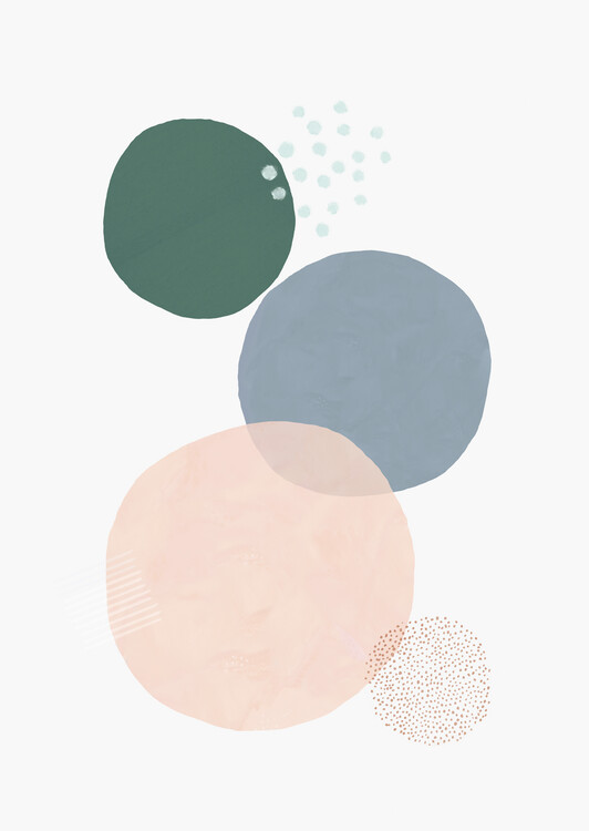 Canvas Print Abstract soft circles part 3