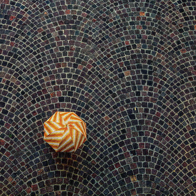 Umelecká fotografie The yellow umbrella
