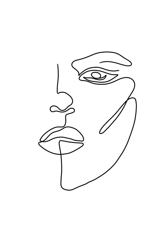 Illustration Woman face 2