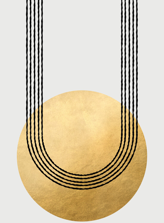 Obraz na plátne Gold balanced