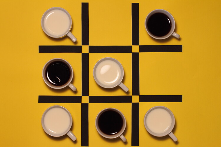 Art Photography Milk versus Coffeeq