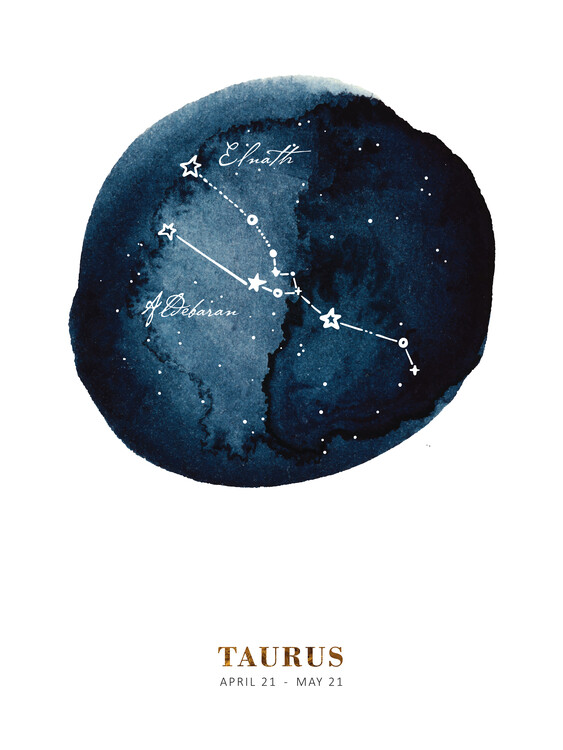 Ilustrare Zodiac - Taurus