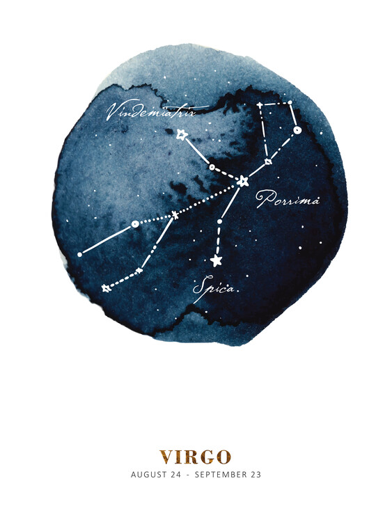 Ilustrace Zodiac - Virgo