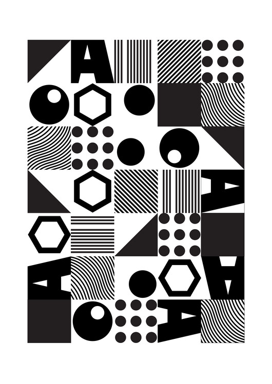 Illustration Mid-century pattern II