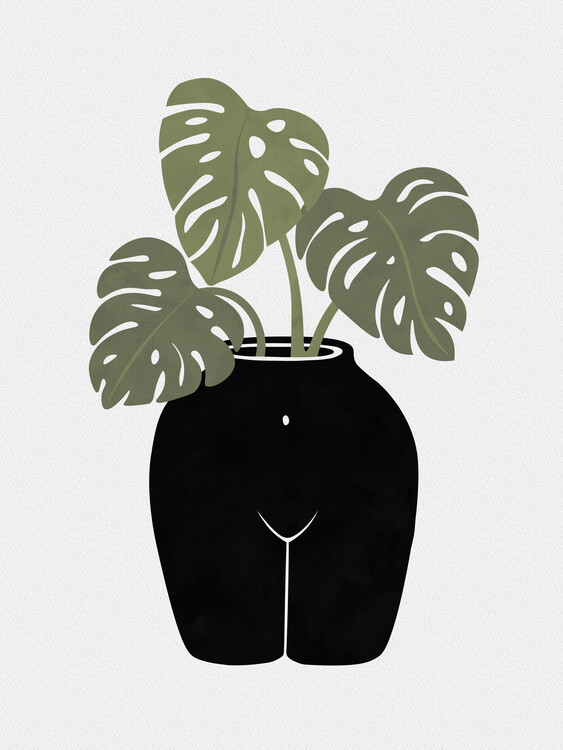 Illustration Body-tanical Vase