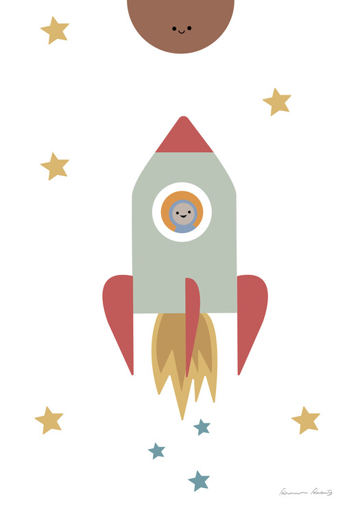 Ilustração Solar Rocket