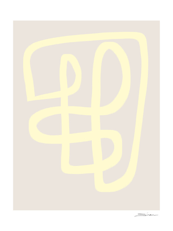 Kuva Abstract yellow line