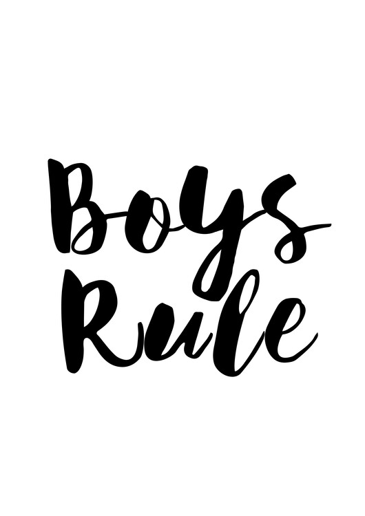 Illustrazione Boys rule