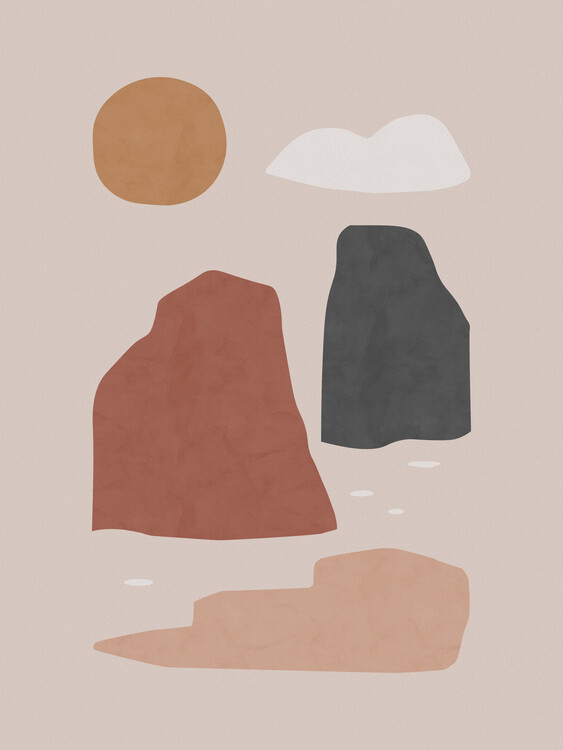 Papier peint Ladscape & Sun