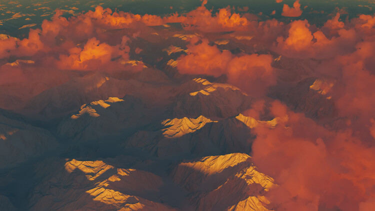 Papier peint Hyper Real Landscapes series 1