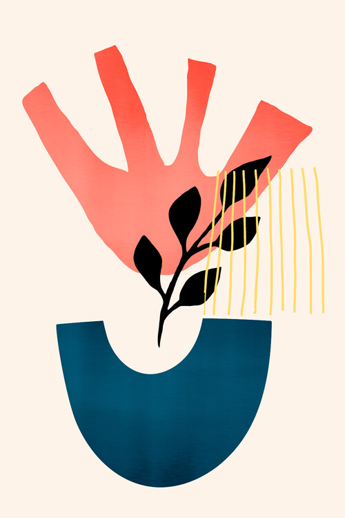 Illustration Mid Century Y