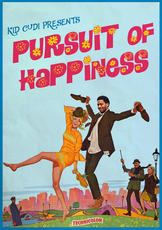 Művészi plakát pursuit of happiness