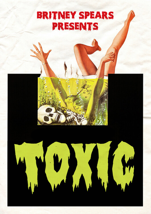 Művészi plakát toxic