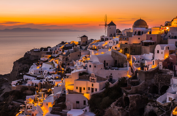 Canvas-taulu Calispera Santorini