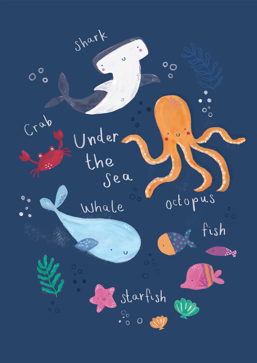 Canvas Print Under the sea