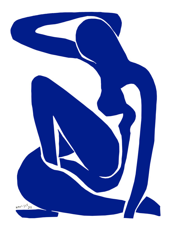Illustrasjon Henri Matisse - Blue Lady