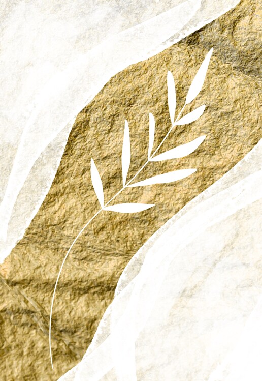 Illustration Gold leaf