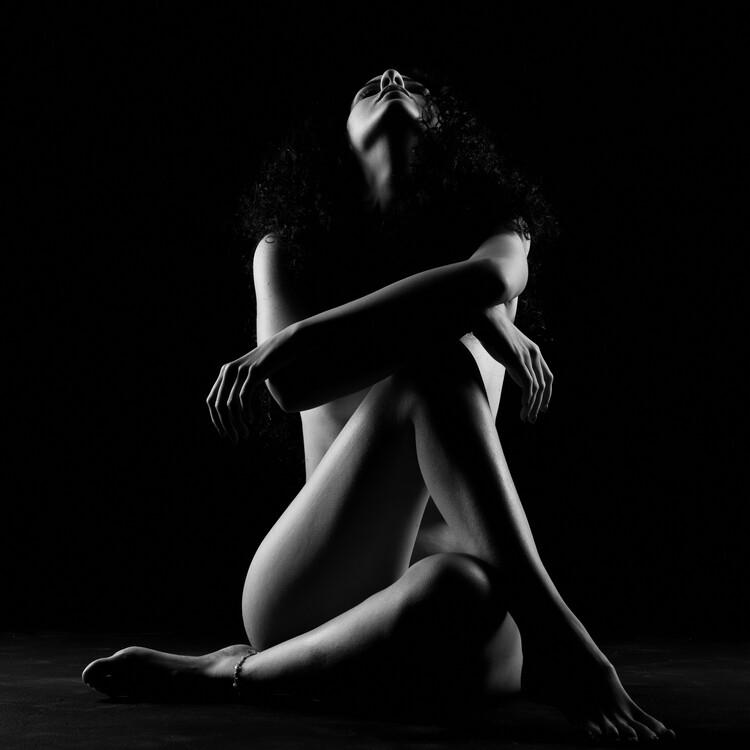 Kunstfotografi Nude woman sitting down