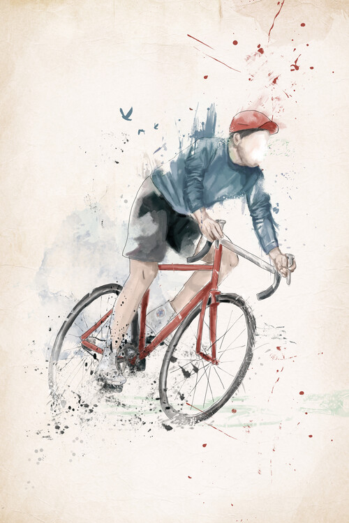 Ilustrare I want to ride my bicycle