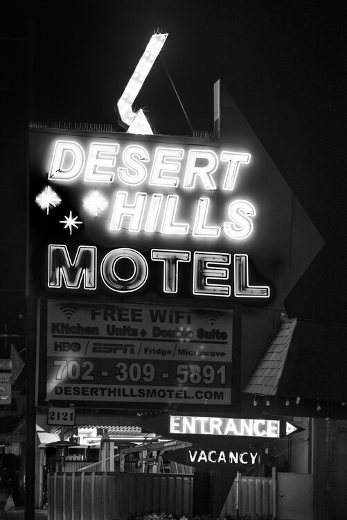 Fotografie de artă Black Nevada - Desert Hills