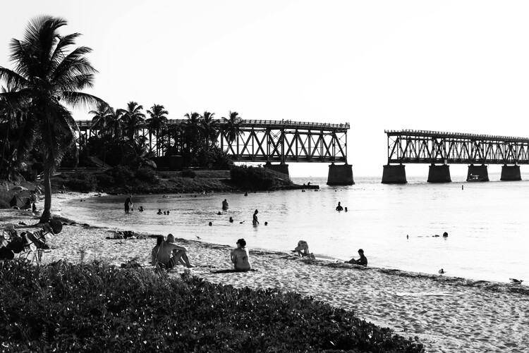 Umetniška fotografija Black Florida - Bahia Honda State Park