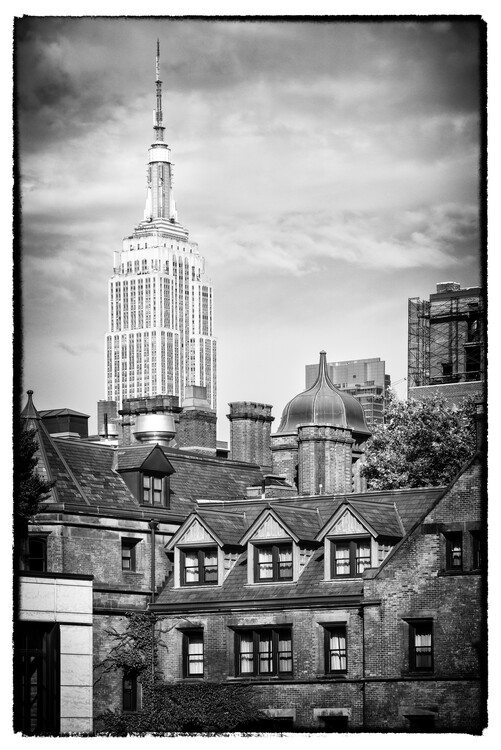 Umetniška fotografija Black Manhattan - Empire State Building