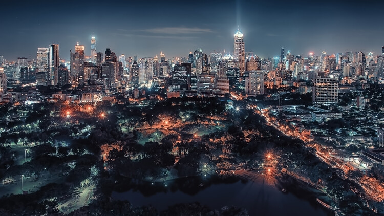 Valokuvataide Bangkok By Night