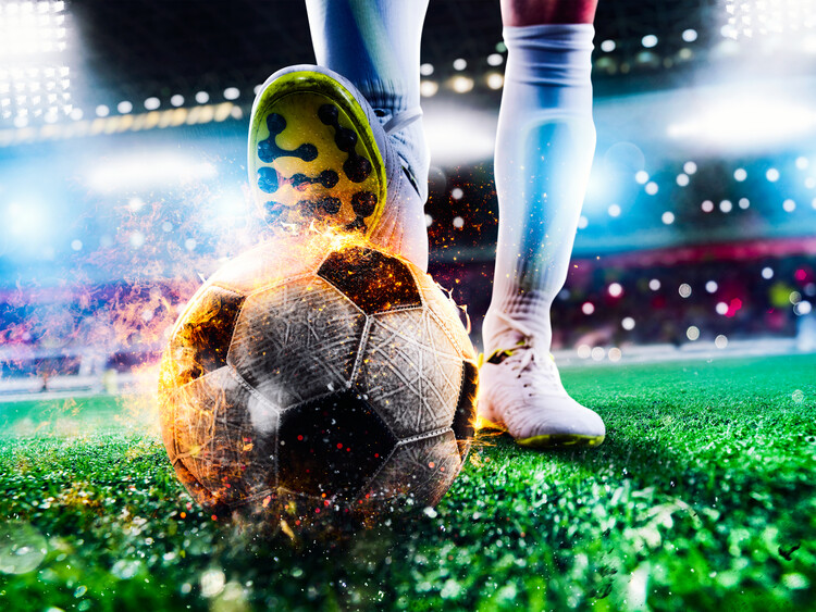 Slika na platnu Football Soccer Player