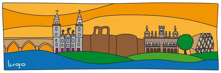 Ilustração Panoramica Lugo