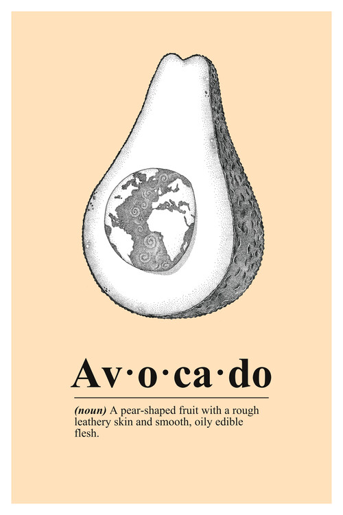 Canvas Print Avocado