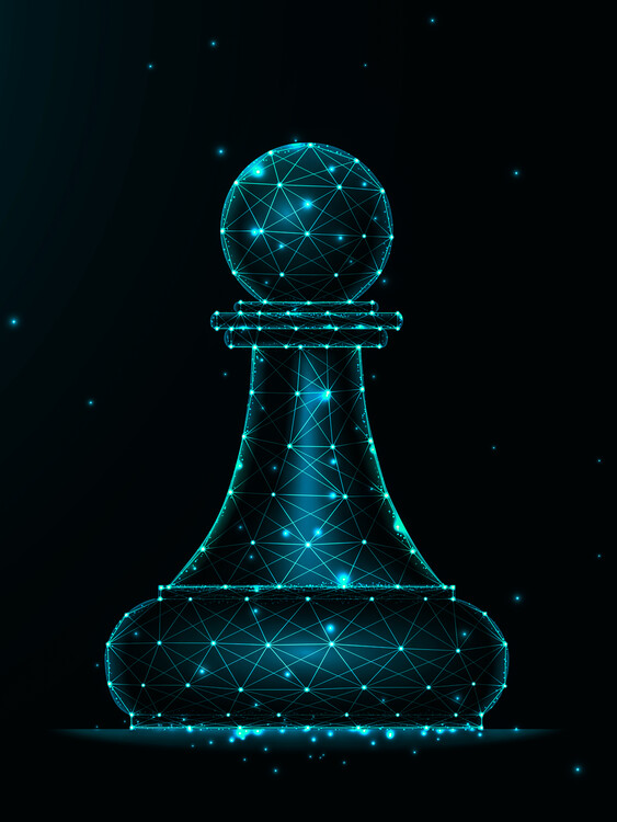 Illustration Cosmic Chess Pawn