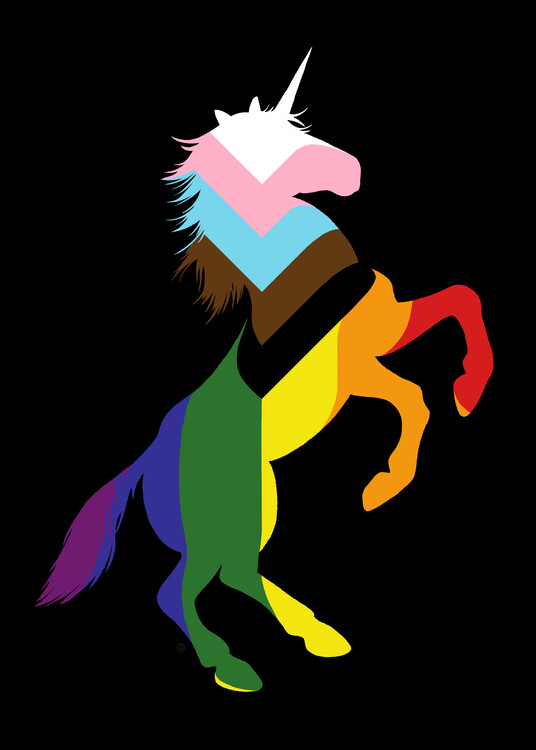 Illustration Unicorn Pride