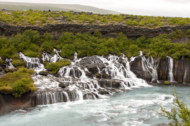Umělecká fotografie waterfall in Iceland