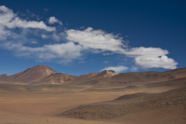Umjetnička fotografija clouds over the desert