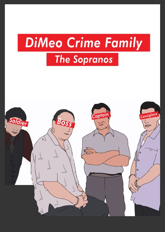 Print op canvas The Sopranos