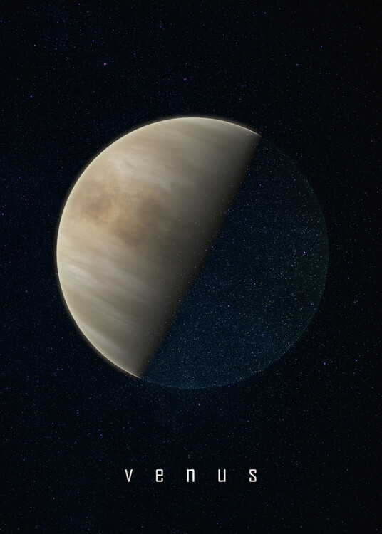 Illustrasjon Planet Venus