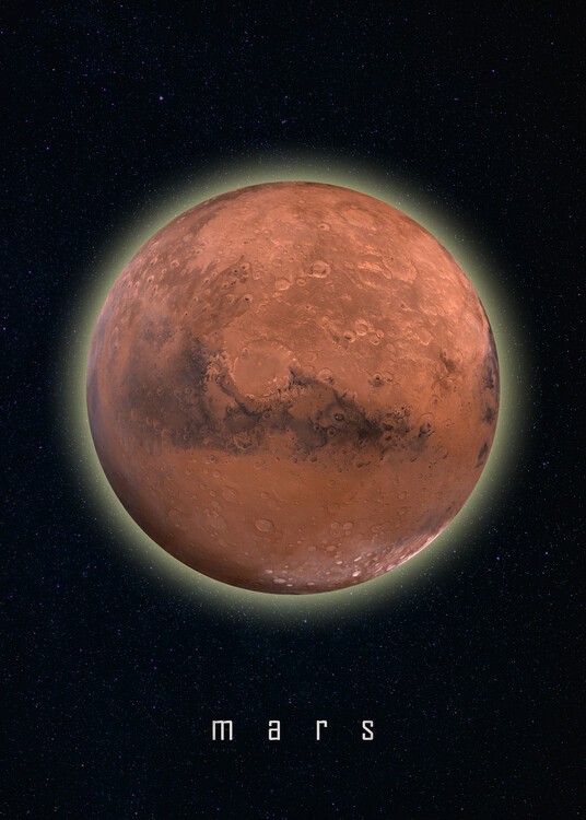 Ilustrace Planet Mars