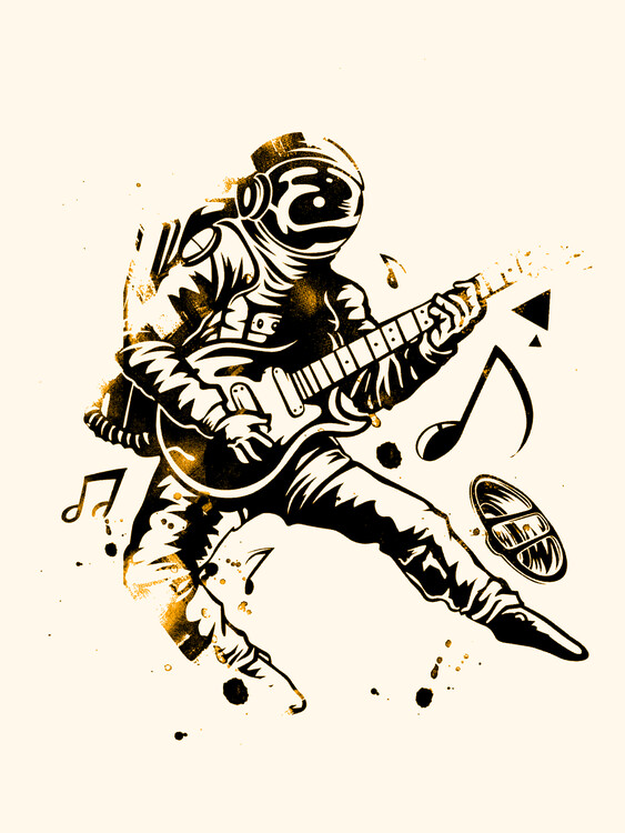 Drôle Cadeau Pour Un Guitariste Musicien Musique Guitare T-Shirt