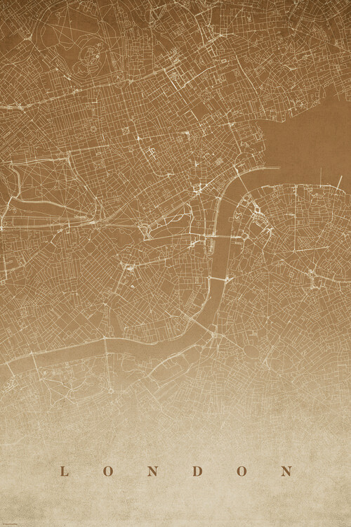 Canvas Print Retro London