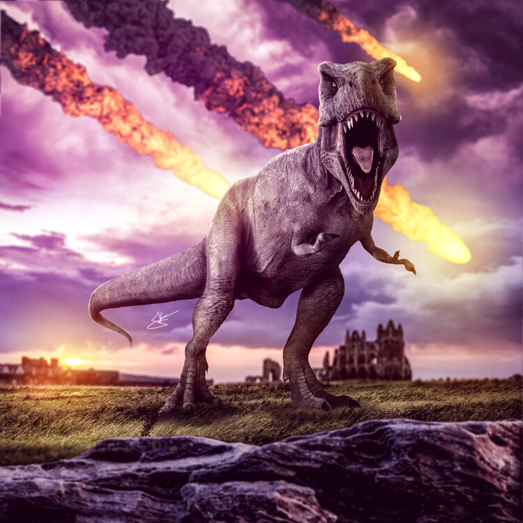 Kunstfotografie T-Rex Attack
